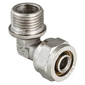 Угольник обжимной с переходом на н. р. 26х3/4