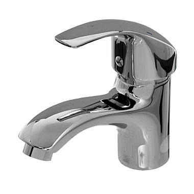 Смеситель латунь, однорычажный для мойки, шпилька, керамич. картридж 40мм, D80-110101