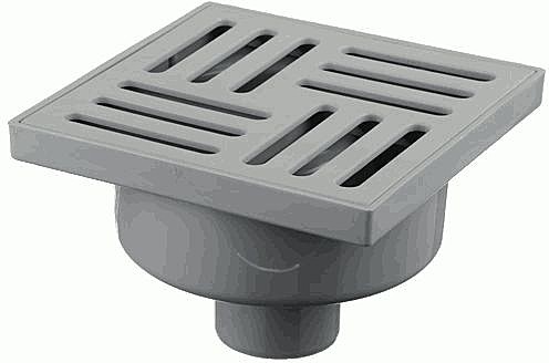 Трап Ани верт. вып. 150*150/50 нерегул. с пласт. реш.