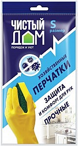 Перчатки резиновый  Чистый дом