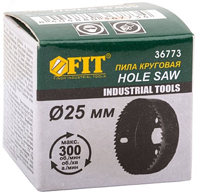 Пила круговая сталь 25см.FIT