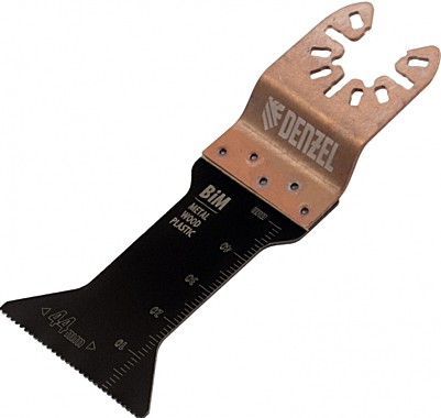 Насадка для МФИ режущая Т-образная, BiM, по металлу и дереву, 44 x 1,4 мм, мелкий зуб// Denzel