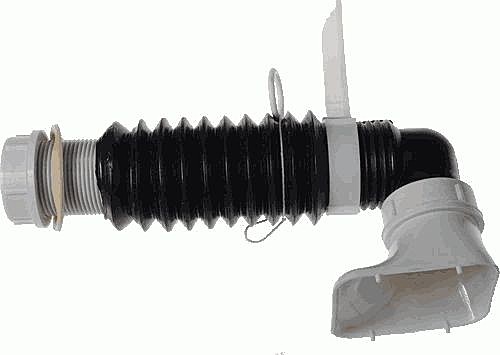 Гофра для бачка верх.слива с раструбом