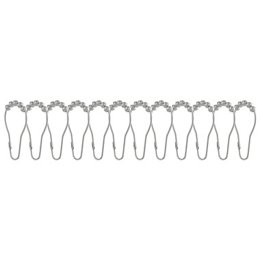 Кольца для шторы в ванную FASHUN A9001, хром