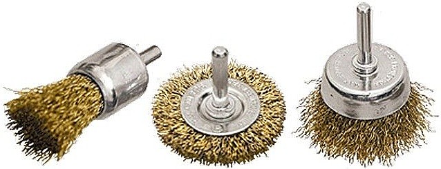 Корщетки для дрели набор-3шт