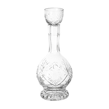 Графин с пробкой-рюмкой 800 мл (арт 5685), Борисовский хрусталь