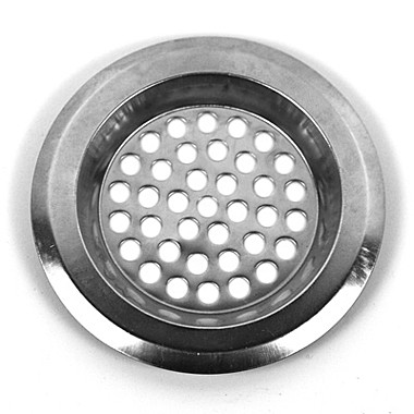 Пробка-сетка для раковины из нержавеющей стали д7,5см, h0,7см (внутренний д4,6см)