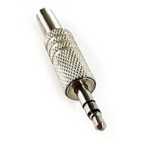 Штекер 3,5мм. стерео металл