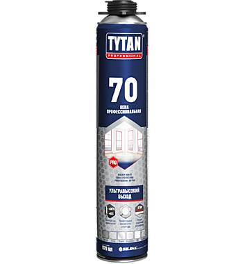 Пена профессиональная TYTAN Professional 70, 870 мл.