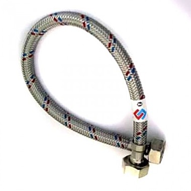 Подводка для воды гибкая нерж. ПВХ силикон 40 см г/г