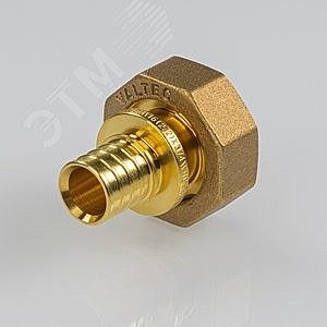 Соединитель надвижной с накидной гайкой под 'евроконус' 3/4'( Eurokonus)x20(2,8) VTm.422.GE.002005 V