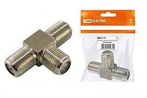 Соединитель кабеля тройник гн F