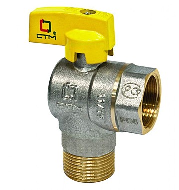 Кран шаровый для газа CTM  3/4