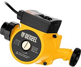 Циркуляционный насос Denzel cp25-6, напор 6 м, 50 л/мин, 1 м кабель, монт. длина 180 мм 99411