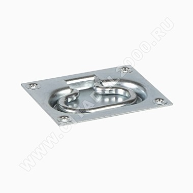 Ручка откидная 100*80 (скрытая) цинк