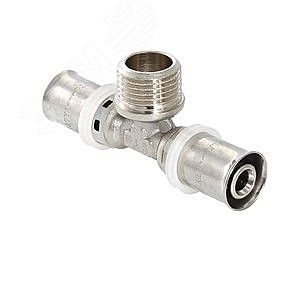 Тройник пресс 20x3/4' НР VTm.233.N.200520 VALTEC