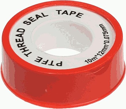 Лента фум красная 10м.*12мм.*0,075 10030