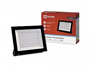 Прожектор св/д СДО-7 70ВТ 6500К алюминий/черный