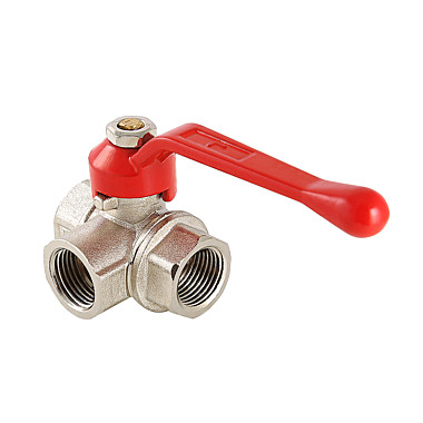 Кран шар. трехходовой, тип L 1/2