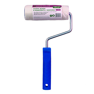 Валик Krona Colour 150 мм велюр с ручкой