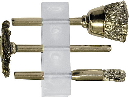 Корщетки из нержав.стали набор d3мм.(3шт)FIT