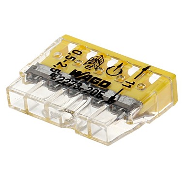 Соед. клемма Wago 5проводов 24А 450В