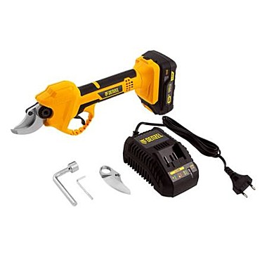 Секатор аккумуляторный DENZEL CP-30, 18В 59435