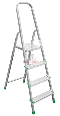 Стремянка алюминиевая 4 ступеней NV111