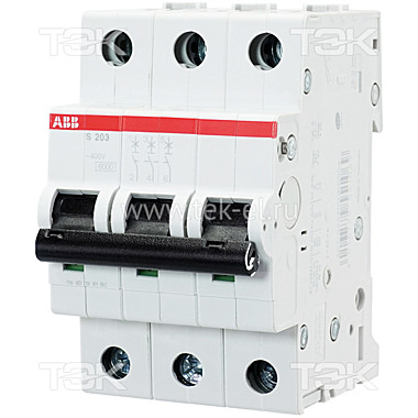 Выкл. авт. 10А (3Р) АВВ